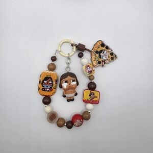Colorful Cartoon Character Keychain for Kids